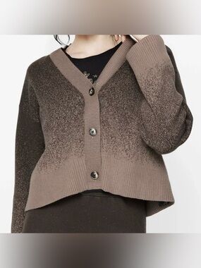 Disturbia Ombré Knit Cardigan Women’s Size Small